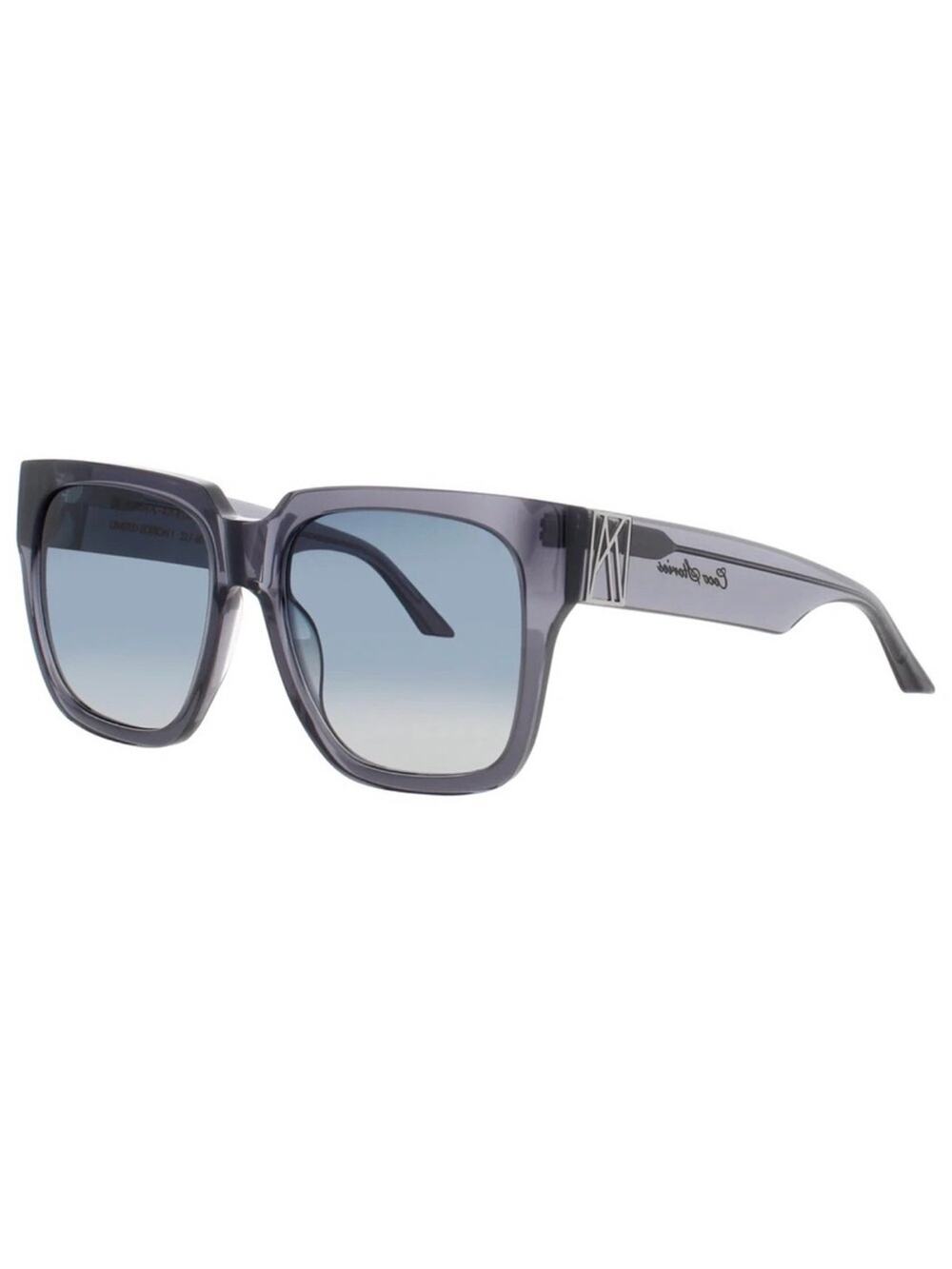 New Anna Karin Karlsson Coco Stories Grey  Gold Square Sunglasses Authentic